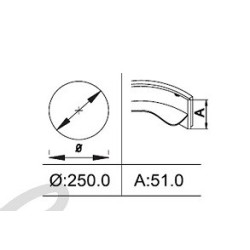 4 ganasce freno Fiat 1100 D R 238 241