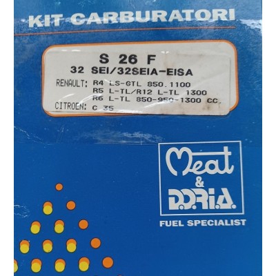 Kit carburatore Renault R4 GTL R5 R6 R12 Solex SEIA