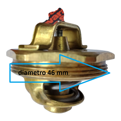 Termostato Fiat 1100 103 600 T Multipla d'epoca Savara 91011011